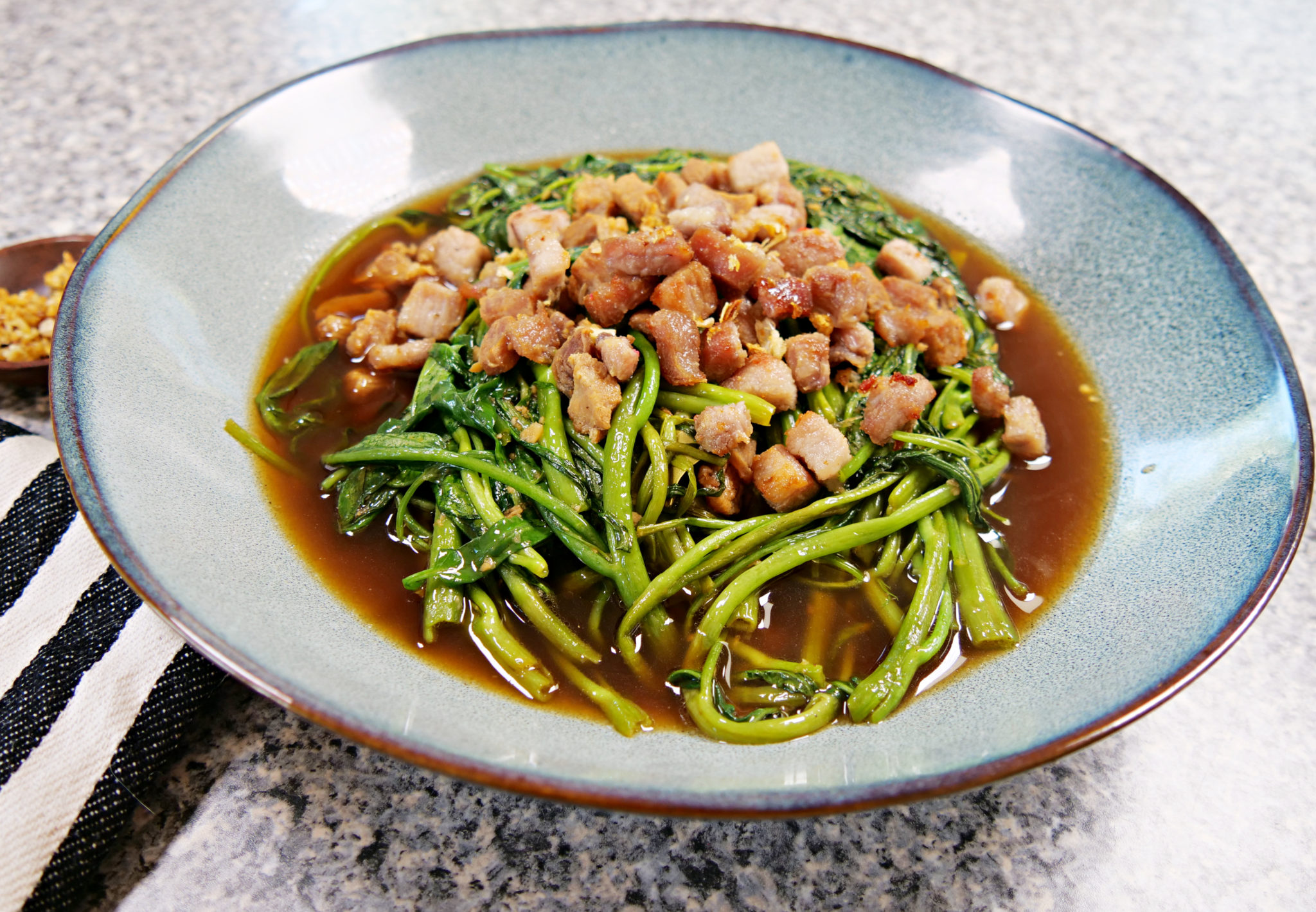 Adobong Kangkong – Bicolanas Kitchen
